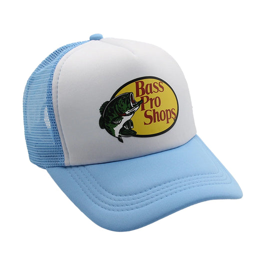 Bass Pro Shops Hat Mesh Adjustable Snapback Trucker Baseball Fishing Outdoor Cap